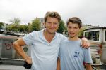 Amsterdam 11 september 2016
Amsterdam city swim tbv ALS door de amsterdamse grachten. Beau v Erven Dorens met zoon