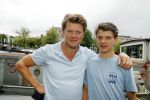 Amsterdam 11 september 2016
Amsterdam city swim tbv ALS door de amsterdamse grachten. Beau v Erven Dorens met zoon