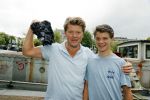 Amsterdam 11 september 2016
Amsterdam city swim tbv ALS door de amsterdamse grachten. Beau v Erven Dorens met zoon