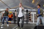 Amsterdam 21 september 2016
Sportdag van de Johan Cruijff foundation in het Olympisch stadion. Danny Cruijff en Estelle Cruijff zijn aanwezig . Boyband