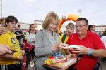 Amsterdam 21 september 2016
Sportdag van de Johan Cruijff foundation in het Olympisch stadion. Danny Cruijff en Estelle Cruijff zijn aanwezig .