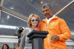 Amsterdam 21 september 2016
Sportdag van de Johan Cruijff foundation in het Olympisch stadion. Danny Cruijff en Estelle Cruijff zijn aanwezig . Frank Rijkaard