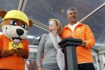 Amsterdam 21 september 2016
Sportdag van de Johan Cruijff foundation in het Olympisch stadion. Danny Cruijff en Estelle Cruijff zijn aanwezig . Frank Rijkaard