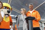 Amsterdam 21 september 2016
Sportdag van de Johan Cruijff foundation in het Olympisch stadion. Danny Cruijff en Estelle Cruijff zijn aanwezig . Frank Rijkaard