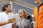 Amsterdam 21 september 2016
Sportdag van de Johan Cruijff foundation in het Olympisch stadion. Danny Cruijff en Estelle Cruijff zijn aanwezig .