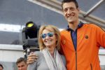 Amsterdam 21 september 2016
Sportdag van de Johan Cruijff foundation in het Olympisch stadion. Danny Cruijff en Estelle Cruijff zijn aanwezig .