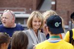 Amsterdam 21 september 2016
Sportdag van de Johan Cruijff foundation in het Olympisch stadion. Danny Cruijff en Estelle Cruijff zijn aanwezig .