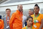 Amsterdam 21 september 2016
Sportdag van de Johan Cruijff foundation in het Olympisch stadion. Danny Cruijff en Estelle Cruijff zijn aanwezig .