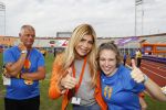Amsterdam 21 september 2016
Sportdag van de Johan Cruijff foundation in het Olympisch stadion. Danny Cruijff en Estelle Cruijff zijn aanwezig .