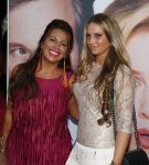 Amsterdam 13 september 2016
Premiere Bridget Jones baby in Tuschinski. esther Oosterbeek met dochter Tjeerd