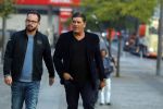 Antwerpen 21 sptember 2016
Frank Masmeijer arriveert bij de rechtbank van Antwerpen et een cameraploeg van SBS6 ivm opames van zijn real life soap. Ook zijn schoonvader is erbij
