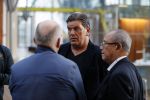 Antwerpen 21 sptember 2016
Frank Masmeijer arriveert bij de rechtbank van Antwerpen et een cameraploeg van SBS6 ivm opames van zijn real life soap. Ook zijn schoonvader is erbij