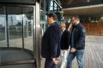 Antwerpen 21 sptember 2016
Frank Masmeijer arriveert bij de rechtbank van Antwerpen et een cameraploeg van SBS6 ivm opames van zijn real life soap. Ook zijn schoonvader is erbij