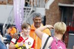 Amsterdam 21 september 2016
Sportdag van de Johan Cruijff foundation in het Olympisch stadion. Danny Cruijff en Estelle Cruijff zijn aanwezig . Frank Rijkaard