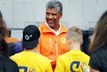 Amsterdam 21 september 2016
Sportdag van de Johan Cruijff foundation in het Olympisch stadion. Danny Cruijff en Estelle Cruijff zijn aanwezig . Frank Rijkaard