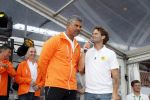 Amsterdam 21 september 2016
Sportdag van de Johan Cruijff foundation in het Olympisch stadion. Danny Cruijff en Estelle Cruijff zijn aanwezig . Frank Rijkaard