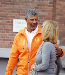 Amsterdam 21 september 2016
Sportdag van de Johan Cruijff foundation in het Olympisch stadion. Danny Cruijff en Estelle Cruijff zijn aanwezig . Frank Rijkaard