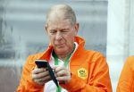 Amsterdam 21 september 2016
Sportdag van de Johan Cruijff foundation in het Olympisch stadion. Danny Cruijff en Estelle Cruijff zijn aanwezig . Frits Barend