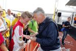 Amsterdam 21 september 2016
Sportdag van de Johan Cruijff foundation in het Olympisch stadion. Danny Cruijff en Estelle Cruijff zijn aanwezig . Guus Hiddink