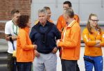 Amsterdam 21 september 2016
Sportdag van de Johan Cruijff foundation in het Olympisch stadion. Danny Cruijff en Estelle Cruijff zijn aanwezig . Guus Hiddink