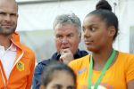 Amsterdam 21 september 2016
Sportdag van de Johan Cruijff foundation in het Olympisch stadion. Danny Cruijff en Estelle Cruijff zijn aanwezig . Guus Hiddink