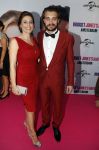 Amsterdam 13 september 2016
Premiere Bridget Jones baby in Tuschinski. Heleen v Rooyen met vriend Bart