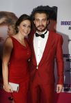 Amsterdam 13 september 2016
Premiere Bridget Jones baby in Tuschinski. Heleen v Rooyen met vriend Bart