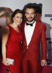 Amsterdam 13 september 2016
Premiere Bridget Jones baby in Tuschinski. Heleen v Rooyen met vriend Bart