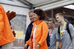 Amsterdam 21 september 2016
Sportdag van de Johan Cruijff foundation in het Olympisch stadion. Danny Cruijff en Estelle Cruijff zijn aanwezig .
