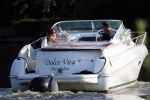 Nigtevecht 12 september 2016
Jurgen Smit aan het varen met zijn dochter Rebelle Smit