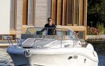Nigtevecht 12 september 2016
Jurgen Smit aan het varen met zijn dochter Rebelle Smit