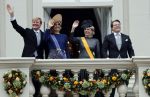 Den Haag 20 september 2016
Prinsjesdag 2016 op het binnenhof en op paleis noordeinde.
Balkonscene Koning Willem Alexander Koningin Maxima prins Constantijn en Prinses Laurentien