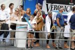 Amsterdam 11 september 2016
Amsterdam city swim tbv ALS door de amsterdamse grachten. Pieter v d Hoogenband kwam samen met zijn verloofde Marie Jose Crooijmans zijn kinderen en zijn ouders en broer