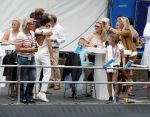 Amsterdam 11 september 2016
Amsterdam city swim tbv ALS door de amsterdamse grachten. Pieter v d Hoogenband kwam samen met zijn verloofde Marie Jose Crooijmans zijn kinderen en zijn ouders en broer