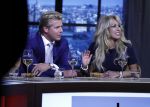 Amsterdam 2 oktober 2016
Patricia Paay en haar vriend  Robbert Hinfelaar bij de opnames van het sbs 6 programma Show XL gepresenteerd door Fred v Leer en Lucille Werner. Tim Douwsma en Nicolette v Dam zitten er ook.