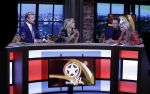 Amsterdam 2 oktober 2016
Patricia Paay en haar vriend  Robbert Hinfelaar bij de opnames van het sbs 6 programma Show XL gepresenteerd door Fred v Leer en Lucille Werner. Tim Douwsma en Nicolette v Dam zitten er ook.