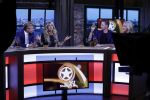 Amsterdam 2 oktober 2016
Patricia Paay en haar vriend  Robbert Hinfelaar bij de opnames van het sbs 6 programma Show XL gepresenteerd door Fred v Leer en Lucille Werner. Tim Douwsma en Nicolette v Dam zitten er ook.