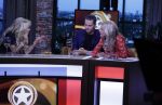 Amsterdam 2 oktober 2016
Patricia Paay en haar vriend  Robbert Hinfelaar bij de opnames van het sbs 6 programma Show XL gepresenteerd door Fred v Leer en Lucille Werner. Tim Douwsma en Nicolette v Dam zitten er ook.