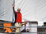 Amsterdam 11 september 2016
Amsterdam city swim tbv ALS door de amsterdamse grachten. paul en Leny v Gorcum kijken naar hun kleinzoon