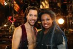 Breda, 25 September 2016 Chasse Theater premiere Hair
Raffaela Paton en William Spaaij