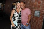 Amsterdam 7 september 2016 
Ron Boszhard met zijn zwangere vriendin