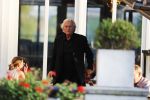 Amsterdam 12 september 2016
Rutger hauer op terras van het Amstel Hotel met vrienden en oud model Tatjana Patitz