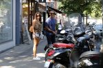 Amsterdam 12 september 2016 
Ruud Gullit met zijn vriendin Karin de Rooij op de cornelis schuytstraat