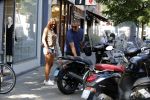 Amsterdam 12 september 2016 
Ruud Gullit met zijn vriendin Karin de Rooij op de cornelis schuytstraat