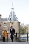 Den Haag 6 oktober 2016
Thiery Baudet rondom en op het binnenhof en bij torentje.