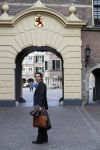 Den Haag 6 oktober 2016
Thiery Baudet rondom en op het binnenhof en bij torentje.