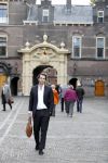 Den Haag 6 oktober 2016
Thiery Baudet rondom en op het binnenhof en bij torentje.