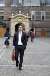Den Haag 6 oktober 2016
Thiery Baudet rondom en op het binnenhof en bij torentje.