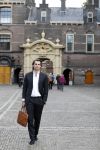 Den Haag 6 oktober 2016
Thiery Baudet rondom en op het binnenhof en bij torentje.