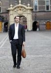 Den Haag 6 oktober 2016
Thiery Baudet rondom en op het binnenhof en bij torentje.